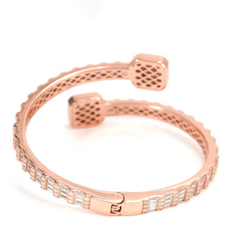 Luxury moissanite bangle bracelet men