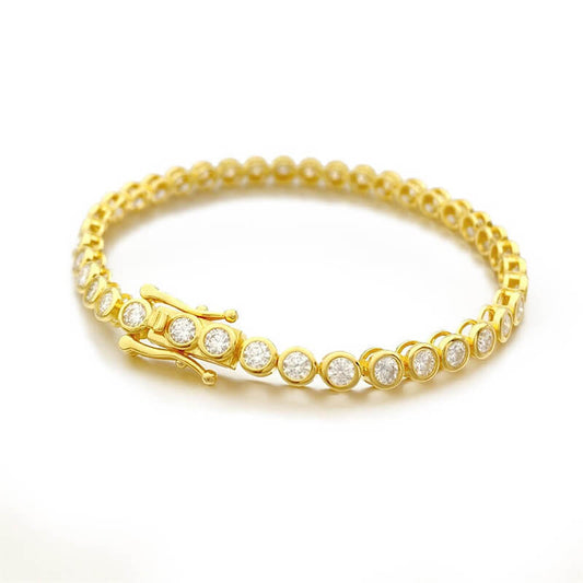 3mm Round Moissanite Tennis Chain