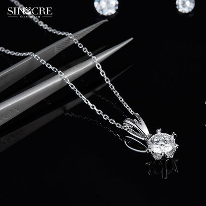Snowflake Design Necklace and Earring Set